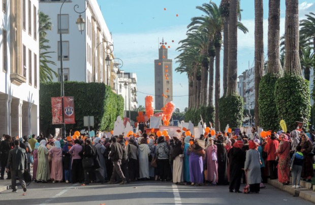 Amnesty International protest in Morocco